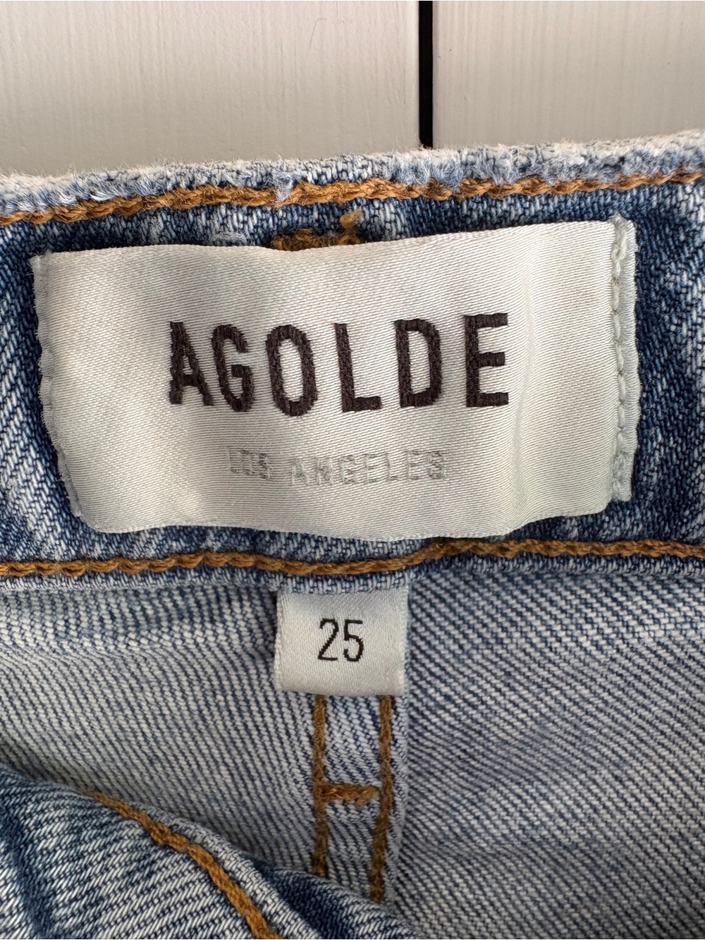 AGolde Riley High Rise Straight Crop Jeans - Picture 4 of 5
